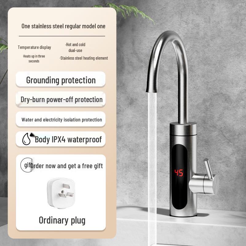 Huijiakang Dual-Use Instant Hot & Cold Electric Kitchen Faucet