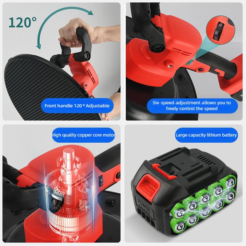 Brushless Eelectric Smoothing Machine Concrete Cement Mortar Wall Finishing Machine Floor Compaction Plastering Machine