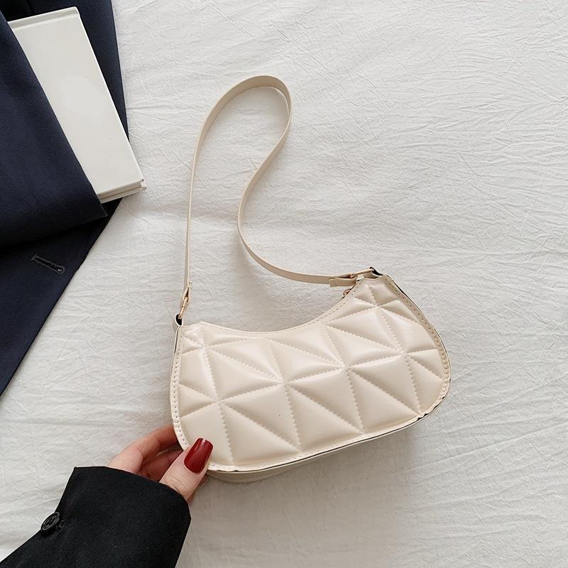 Cross-border 2026 New Casual Handbag Bag Niche Design Trendy Underarm Bag Retro Simple Shoulder Bag Commuting