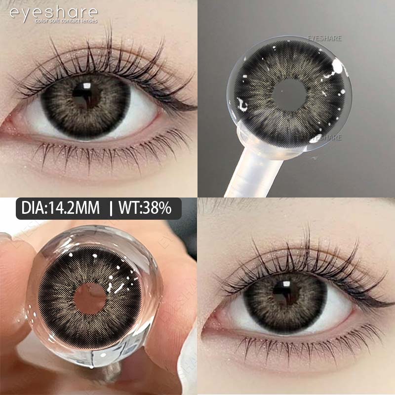 EYESHARE Fashion Color Contact Lenses Bright Blue Color Contact Lenses Soft Lenses Green Cosmetic Contact Lenses Brown Contact Lenses