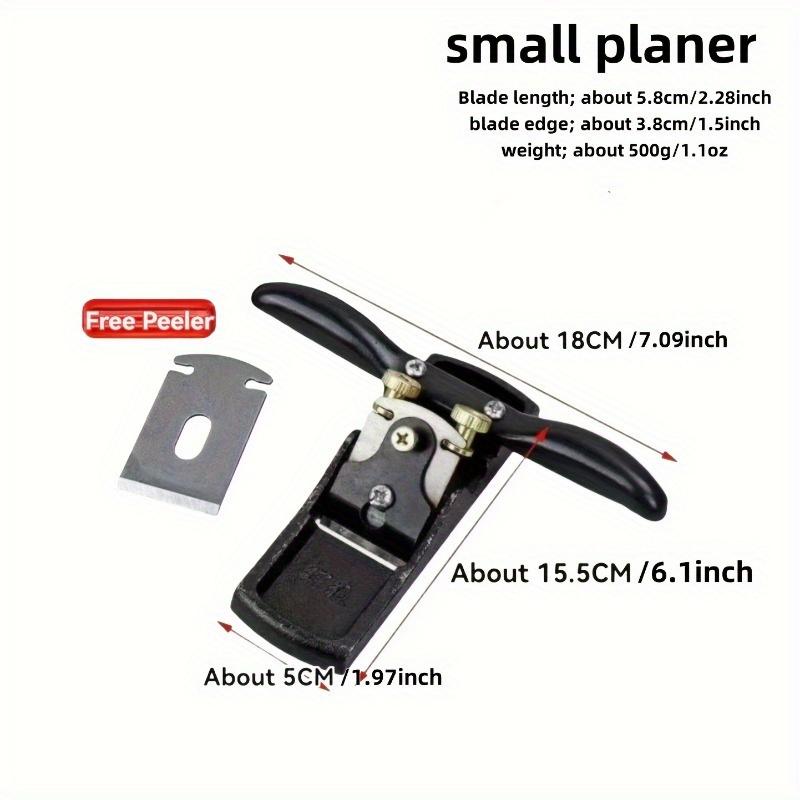 1pc Traditional Handheld Woodworking Double Wire Planer, Adjustable Straight Edge Hand Push Router, Carpenter's Birdcage Knife with Spare Blade