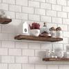 1 Set 4Mm Thicked Invisible L-Shaped Brackets Heavy Duty Cast Iron Floating Shelf Brackets For Kitchen Shelves Support