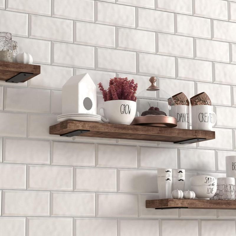 1 Set 4Mm Thicked Invisible L-Shaped Brackets Heavy Duty Cast Iron Floating Shelf Brackets For Kitchen Shelves Support
