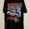 Rostiger Wallace Nascar Racing kurzärmeliges schwarzes Hemd Herren Damen S-5XL