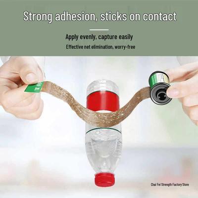 All-in-One Sticky Fly Trap: Repels, Traps, and Removes Flies with Fly Paper and Cage Board for Home Use.