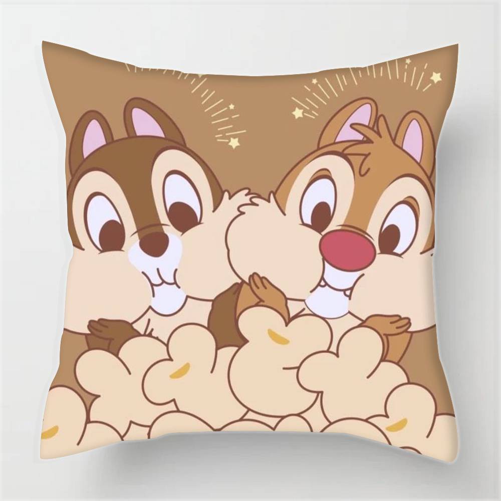 Pillowcases cushion covers living room sofas home decor gifts Cute C-hip And D-Dale  anime