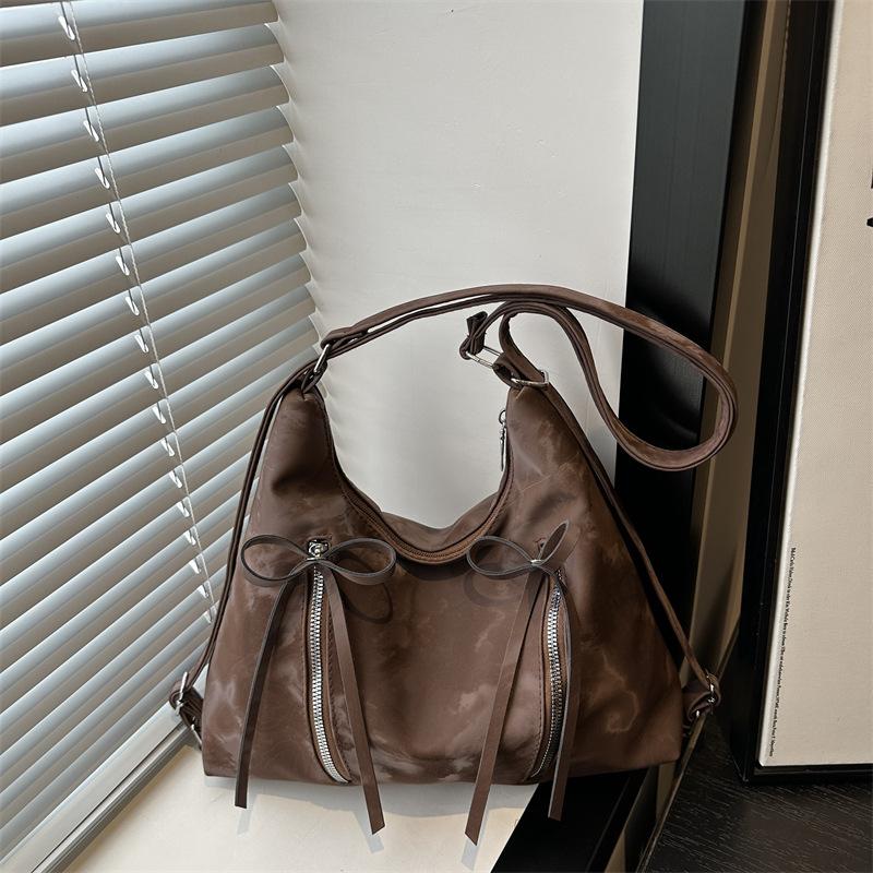 Bow Underarm Bag Women's Large Capacity Commuter Tote Bag Premium Versatile Shoulder Crossbody Bag Women's Backpack