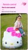 Hello Kitty Children's Electric Four-Wheel Ride-On Car with Remote Control