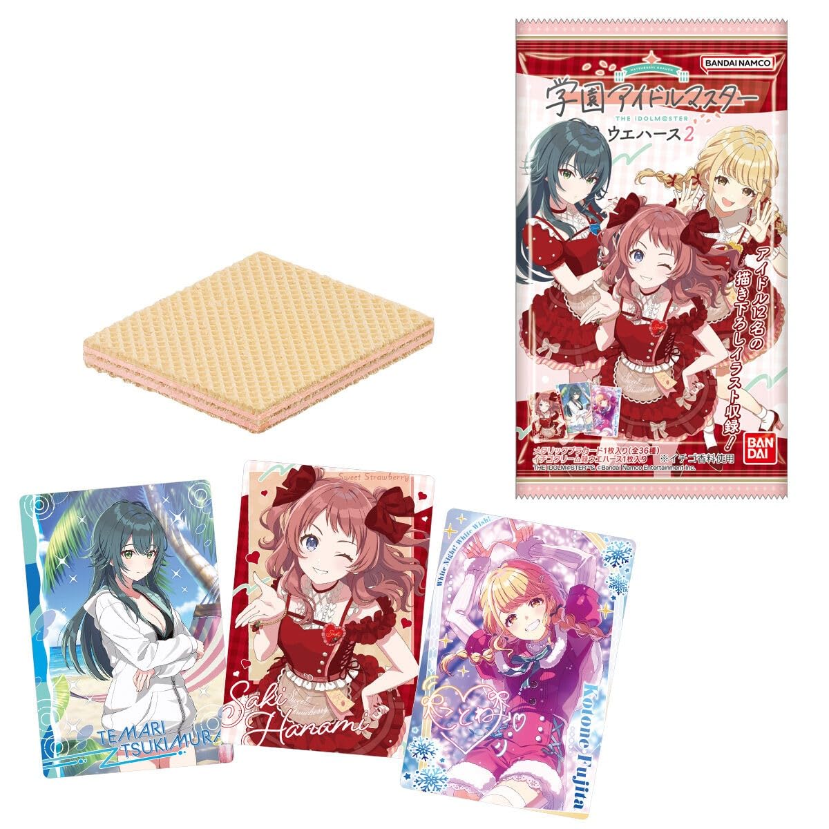 

Gakuen Idolmaster Вафли 2 коробки THE IDOLM@STER 20 штук (Конфеты-игрушки)