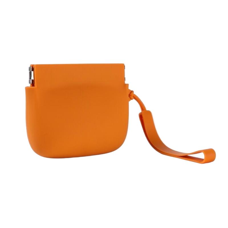 Silicone Coin Purse Keychain Small Silicone Pouch Wired Earbud Case 10X8Cm/3.94X3.15 Inches Coin Holder Pouch Silicone Storage