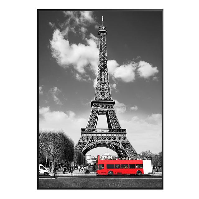 Modern Building Landscape Wall Art Pictures Canvas Painting Paris Eiffel Tower Poster For Living Room Wall Decorative Home Decor