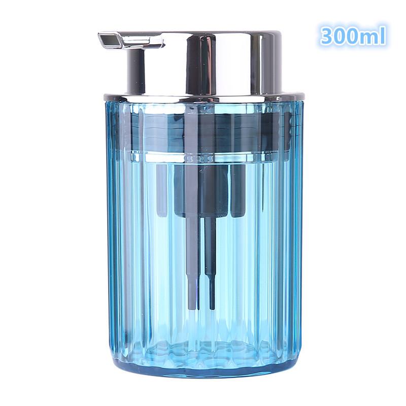 300Ml Hands Foaming Soap Dispenser For Bathroom Liquid Soap Mousse Bottle Refillable Kitchen Push-Type Dish Soap Container