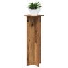 Plant Stand 2 pcs Reclaimed Wood Look Ø40 x 100 cm Engineered Wood