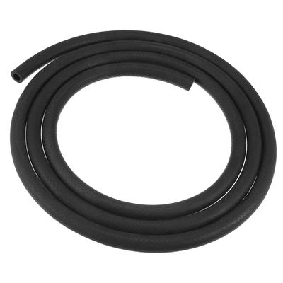 X AUTOHAUX Car Heater Hose Car Flexible Straight Heater Hose Multi-Purpose Hose Rubber Black Length 2m Inner Diameter 8mm