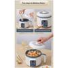 1.7L Mini Electric Rice Cooker Double Layer 220V Multi Cooker Non-Stick Smart Mechanical MultiCooker Steamed Rice Pot For Home