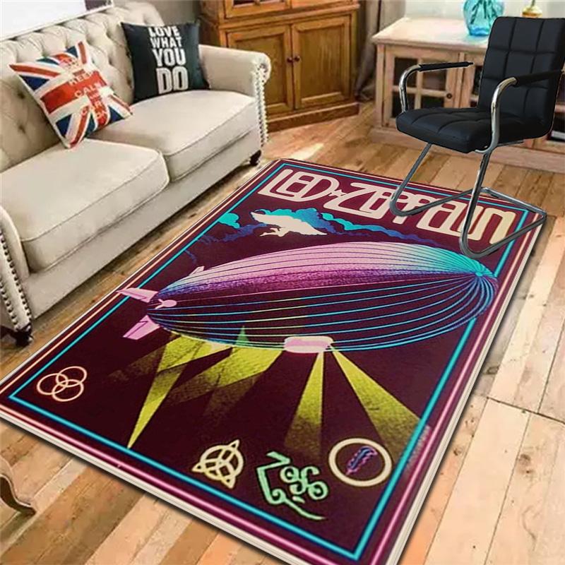 Vintage Zeppelin Rug Floor Mat for Living Room or Bedroom Soft and Comfortable Carpet a Gift for Birthday and Holiday.MFF0918219