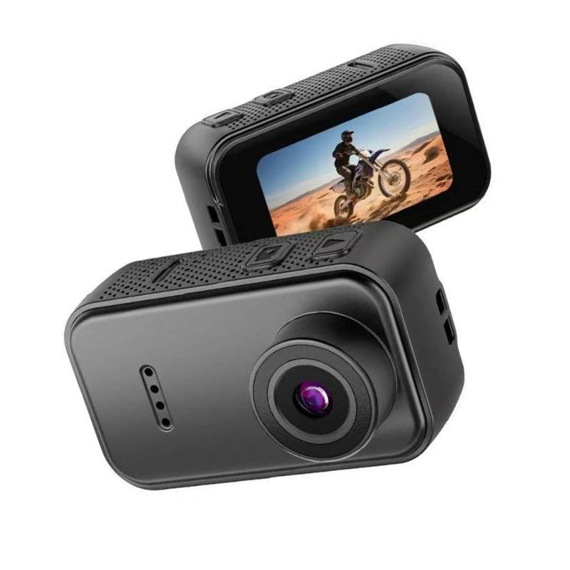 2K Thumb Camera Action Cameras With 130° Wide Angle Lens Magnetic Mount For Outdoor Sports Cycling Skiing