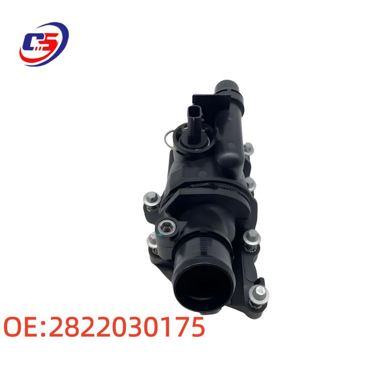Compatible with Mercedes W282 Thermostat Assembly Water Outlet Housing 2822030175.