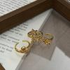 Xiaoxiangfeng Light Luxury Dream Wind Stars Meteor Full Of Diamonds Zir*****Pen Ring Exquisite And Beautiful Super Fairy Stacked Ring