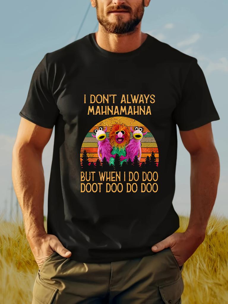 Mens Casual Short Sleeved Round Neck Tshirt Suitable for Summer Breathable Cotton Suitable for Outdoor and Leisure Activities