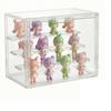 Clear Acrylic Figure UV Magnetic Opening Display Case for and Small Transparent Storage Easy Assembly 36cm W X 27cm D X 22cm Case, Dustproof,