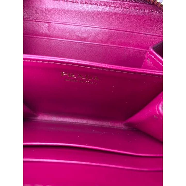 Used PRADA Saffiano Coin Case
