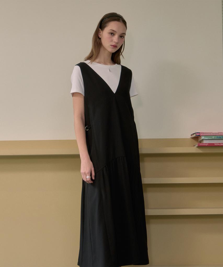 Jucy Judy V-Neck Sleeveless Dress Jzop320C