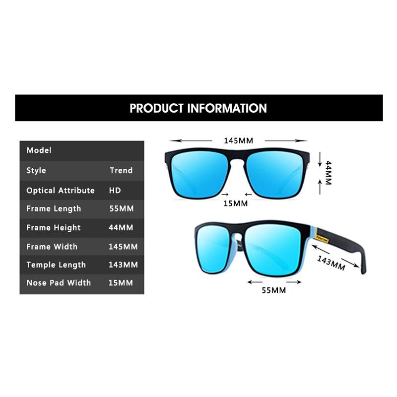 Polarized Sunglasses Men Women Fashion Fishing Glasses Vintage Camping Driving Sport Eyewear Goggle