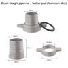Water Pump Aluminum Pipe Connector With Rubber Gasket Water Pump Connecting Pipe For 1-3inch Water Pump