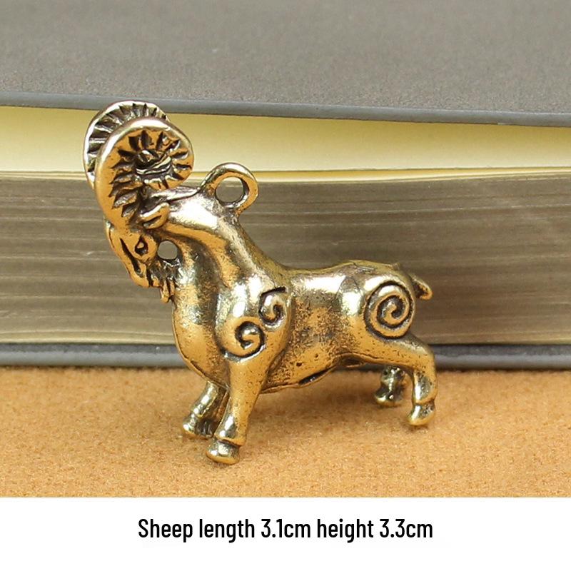Year of the Rabbit 3D Zodiac Keychain Pendant - Dragon, Tiger, Snake, Horse Car Accessory