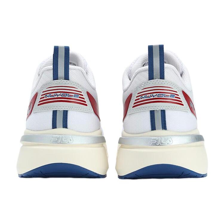 Fila NUVOLE Abrasion Resistant Low Top Running Shoes Men's White Gray A12M321118FWN