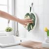 Simple Pattern Cartoon Hand Towel Plant Pattern Coral Velvet Hand Towel Hanging Hand Towel  Kitchen