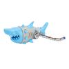 Dog Chew Food Dispensing Toy Tooth Cleaning Shark Shaped Stress Relief Chew Teething Toy for Puppy