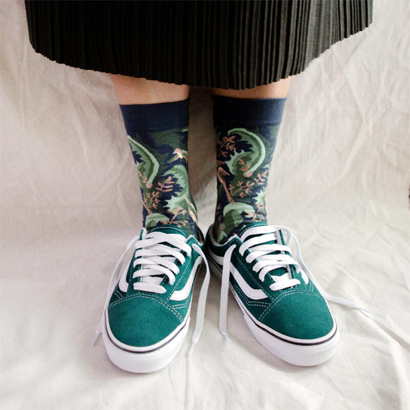 Bird Watercolor Women's Mid-Calf Fashion Socks Rssw048