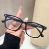2025 Slim Anti-Blue Light Flat Women’s Glasses, Xiaohongshu Style, Myopia-Compatible Frames