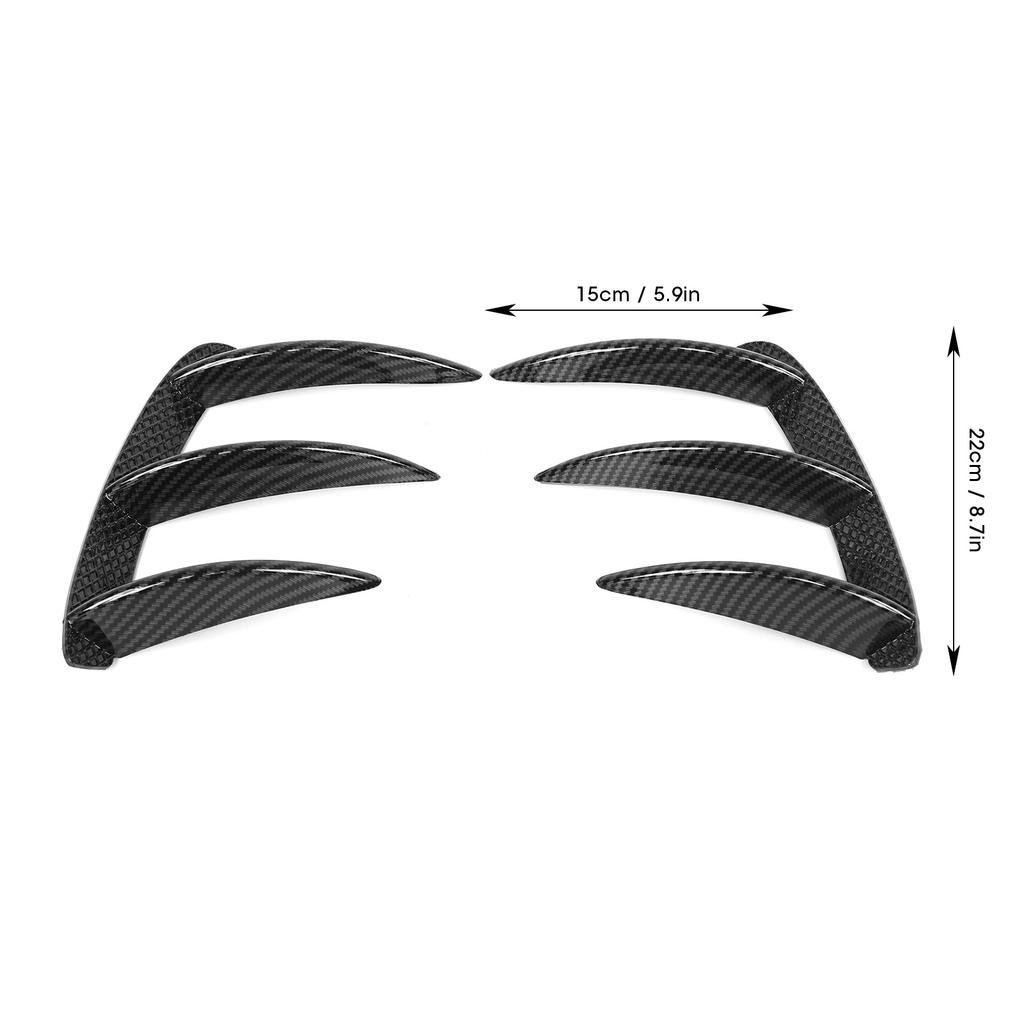 Rr Bumper Lip Splitter Canards Vents Replacement for W176 0 A250 A260 5