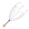Octopus Head Massager Stainless Steel Brain Massage Claw Scalp Scratcher Engraved Head Relaxer for Promotes Blood Circulation Relieves Muscle Pain