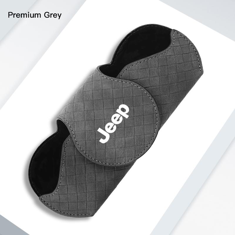 Car Interior Glasses Clip Auto Sun Visor Sunglasses Holder For Jeep Grand Cherokee Wrangler JK Gladiator Compass Renegade Patrio ALS1