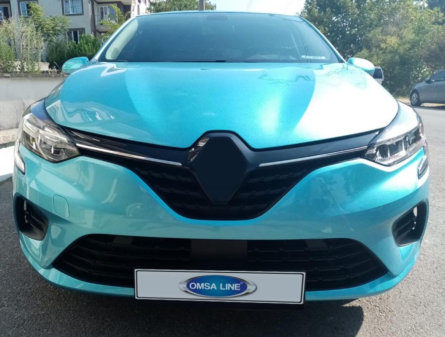 

Накладки на решетку (2 шт) Carmos - Турецкая сталь для Renault Clio V 2019-2024гг