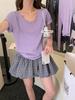Autumn 2025 Women's Plaid Ruffle A-Line High Waist Slimming Short Skirt, Anti-Exposure