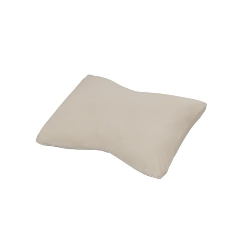 

LOFTY Soffit Pillowcase, Smooth Knit Pillowcase, 100% Premium Organic Cotton, Soft and Comfortable to the Touch, 40x60cm (Color: Gray Beige)