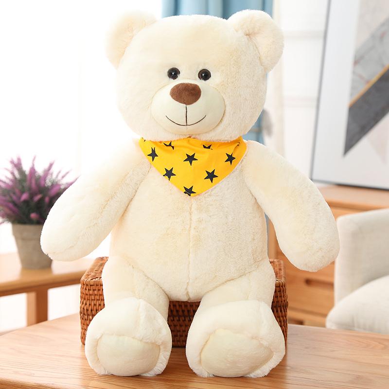 Custom Size Eco-Friendly PP Cotton Teddy Bear Plush Stuffed Animal Toy with Super Soft Plush for Adults-Stress Relief