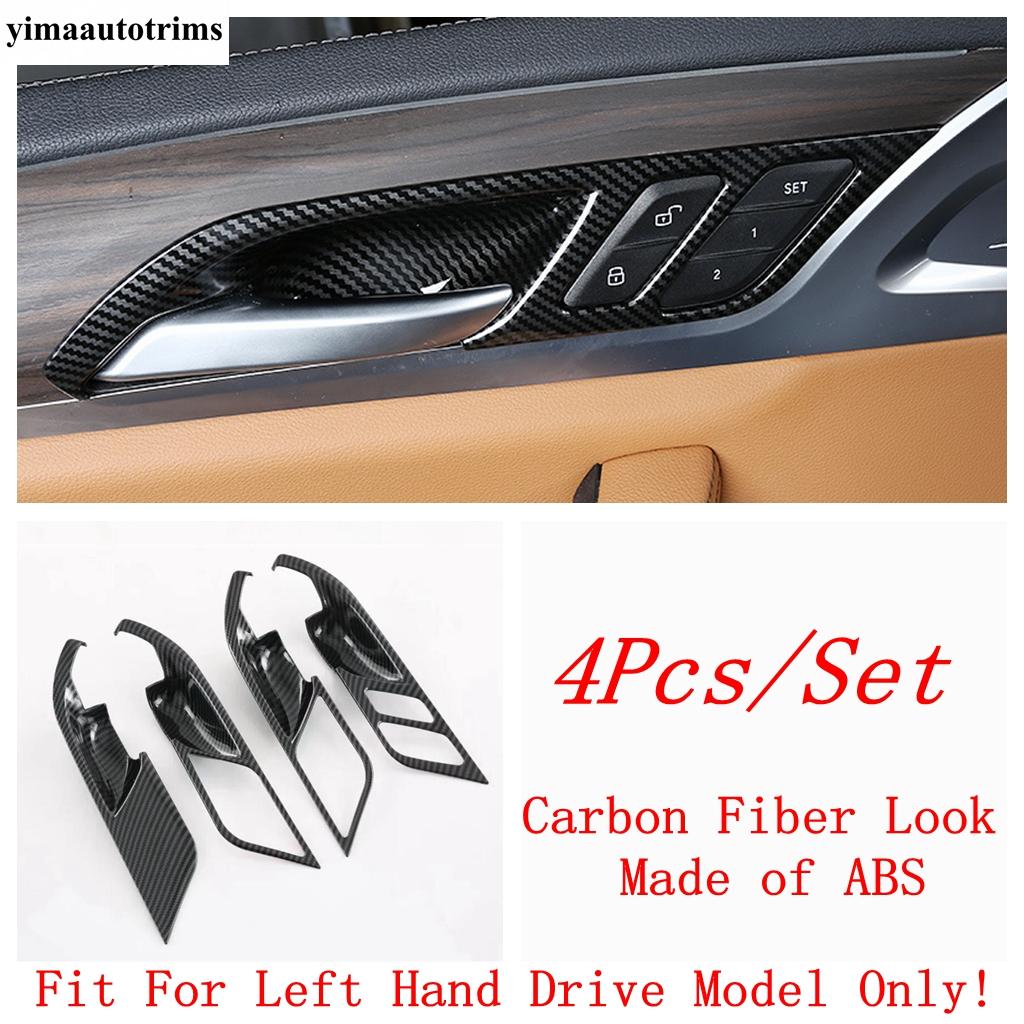 Gear Panel / Dashboard Frame / Window Lift /Navigation Strip Cover Trim For BMW X3 iX3 X4 G01 Carbon Fiber Accessories