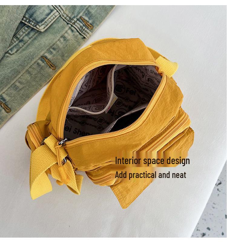 Borsa a tracolla unisex impermeabile multi-tasche - Borsa a spalla di grande capacità per sport, outdoor e uso fotografico