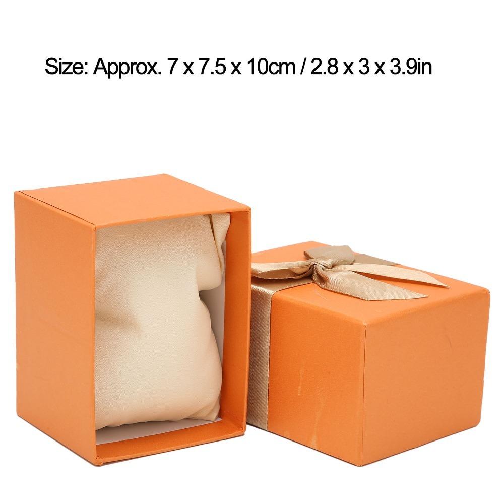 Kraft Paper Bowknot Decor Watch Gift Box Jewelry store watch display box