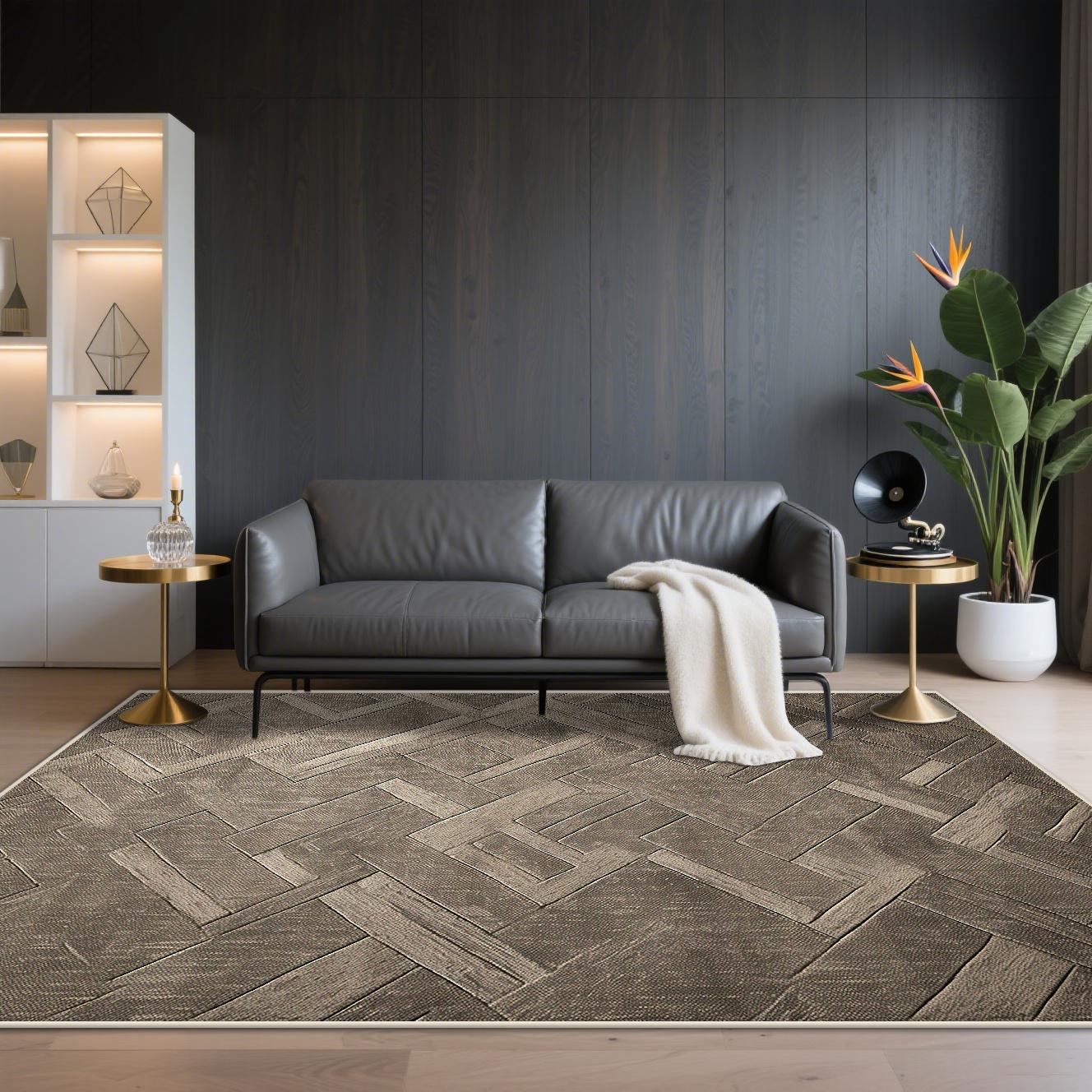 

Геометрический Простой Стиль Большие Ковры для Гостиной Современное Украшение Домашний Офис Зона Фланелевый Ковер Спальня Прикроватные Мягкие Напольные Коврики 60*90cm