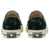 Converse 1970s Unleash Peace Round Toe Lace-up Low-top Canvas Shoes Unisex Black and Green