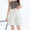 Gedijie High Waist Cowboy Shorts for Women