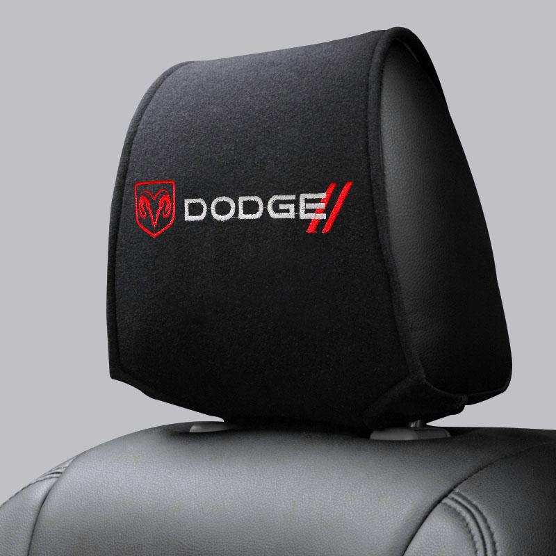 Autositz Rücken Kopfstütze Kissen Staubdichte Abdeckung für Dodge Caliber Challenger Journey Charger Ram 1500 Stratus Dart Dakota Durango