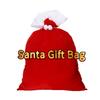 1 Stück Weihnachtsmann Großer Geschenksack Heiligabend Geschenktasche Party Weihnachtsmann Requisite Feiertags-Geschenktasche Beutel mit Kordelzug für Süßigkeiten & Spielzeug